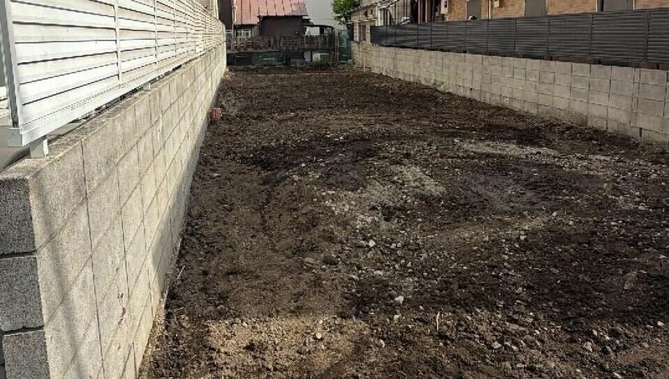 新宿区中井の解体工事の画像