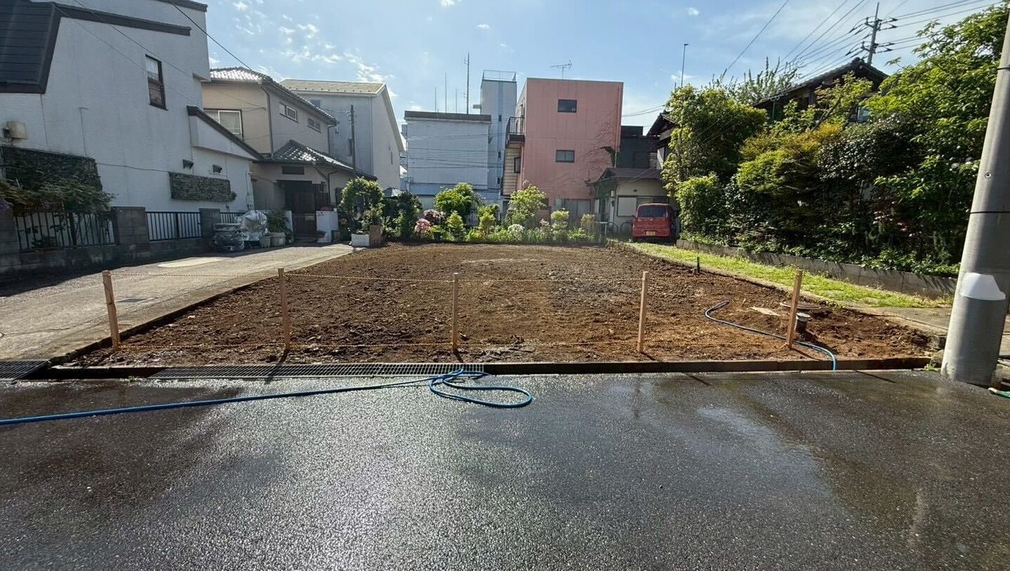 流山市三輪野山の解体工事の画像