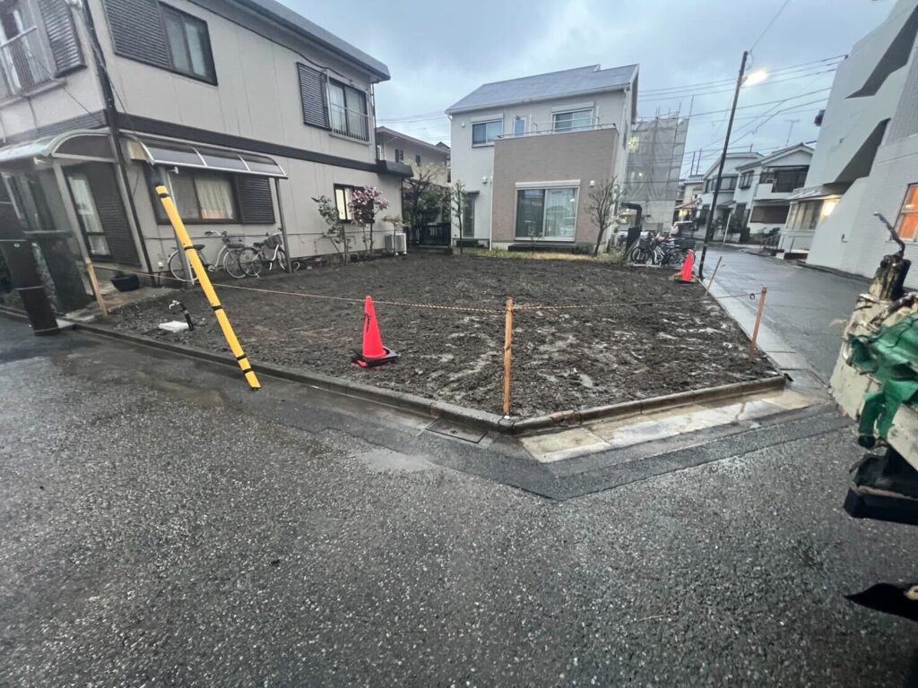 足立区江北の解体工事
