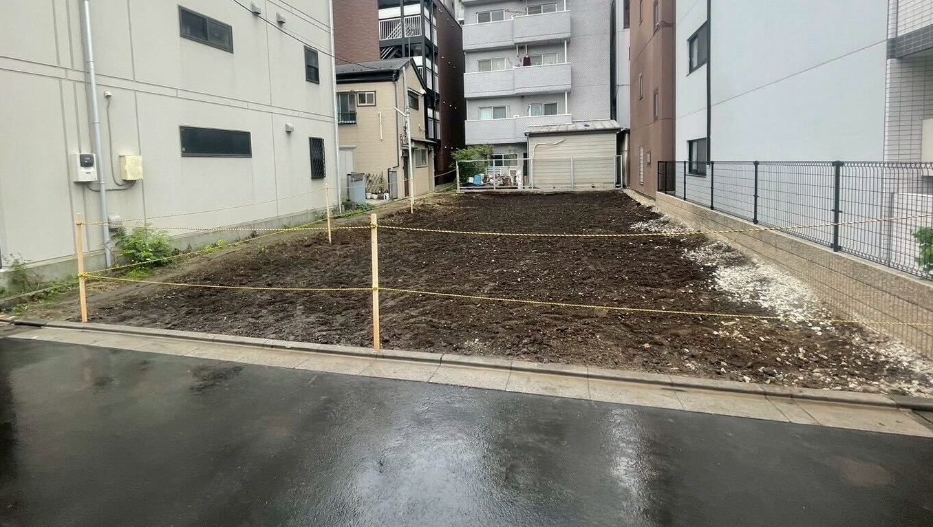 台東区入谷の解体工事の画像
