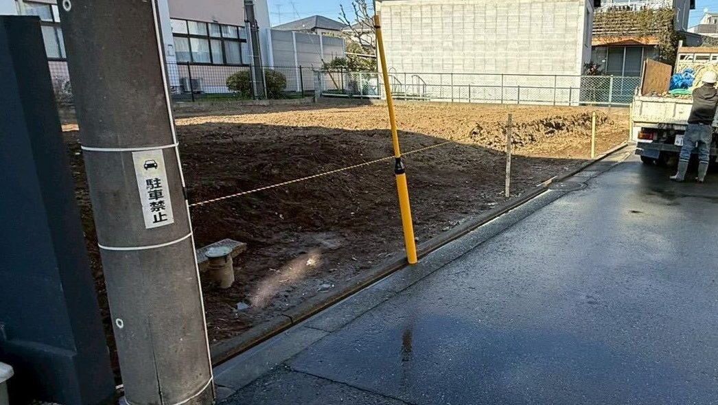 調布市布田の解体工事の画像