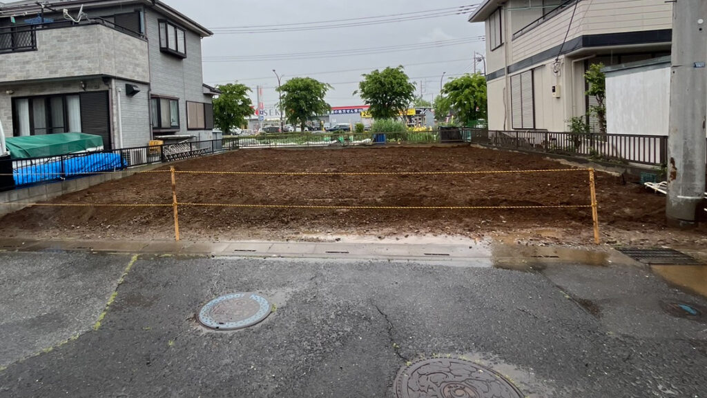 北葛飾郡松伏町ゆめみ野の解体工事