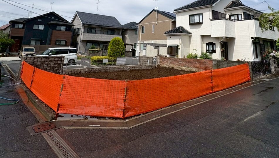桶川市鴨川の解体工事の画像