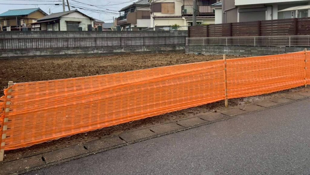 越谷市大字恩間の解体工事