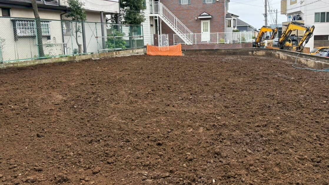 横浜市港北区菊名の解体工事の画像