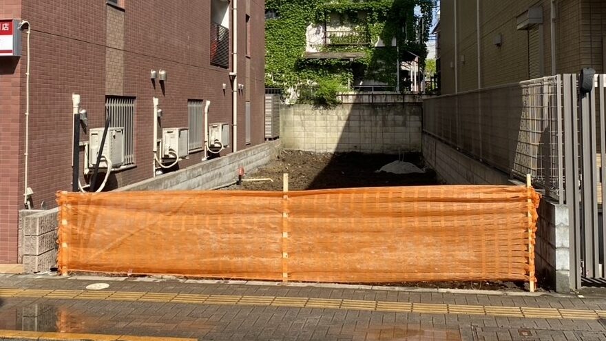 小平市花小金井の解体工事の画像