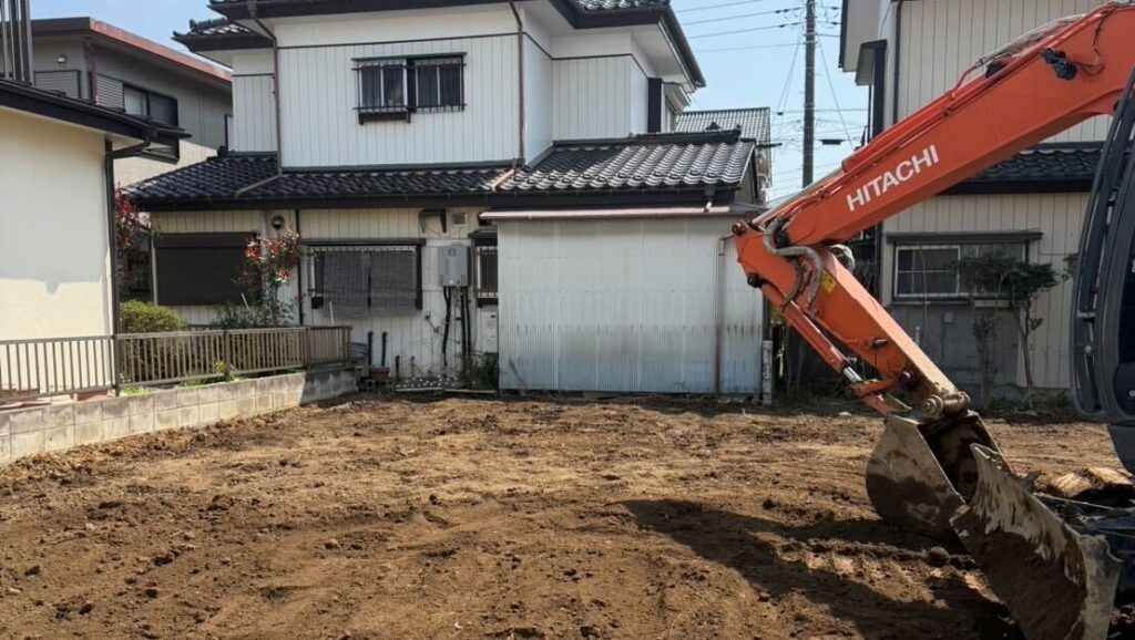 蓮田市緑町の解体工事