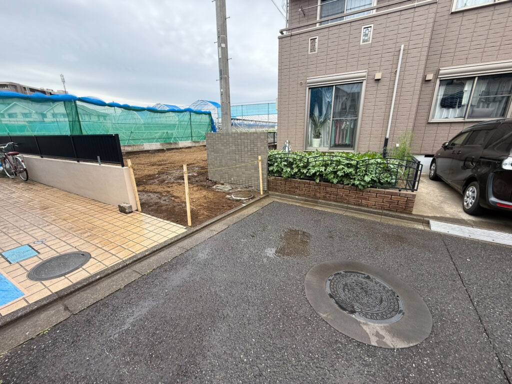 調布市国領町の解体工事