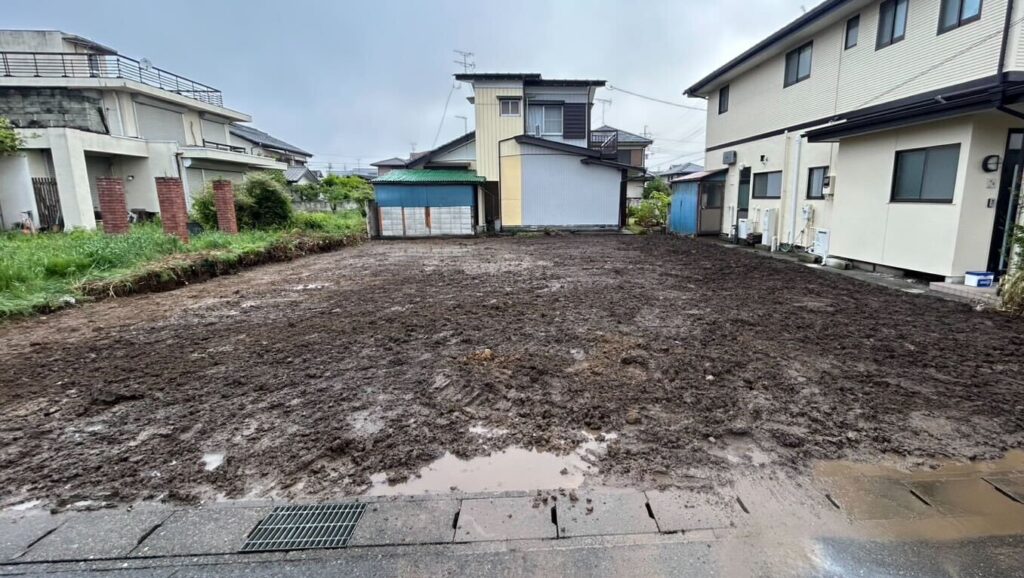 前橋市上新田の解体工事