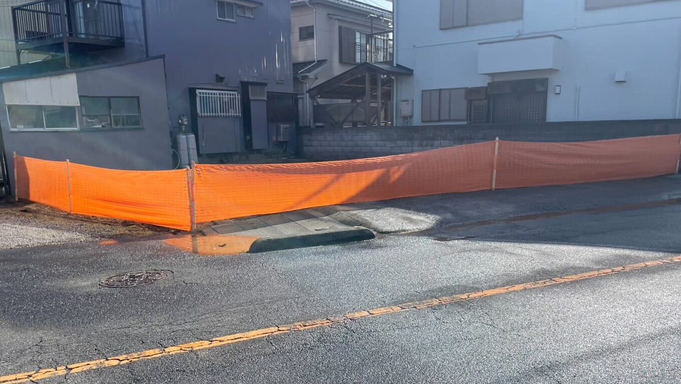 三郷市戸ヶ崎の解体工事の画像