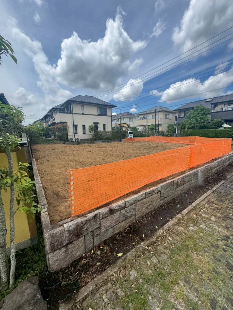 佐倉市染井野の解体工事