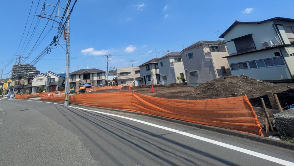 相模原市南区西大沼の解体工事