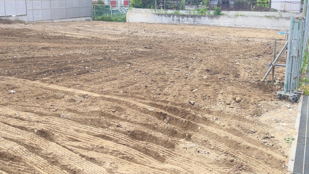 多摩市永山の解体工事