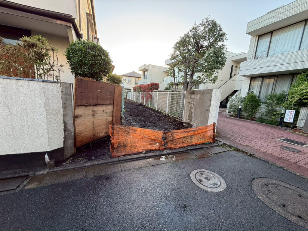 世田谷区奥沢の解体工事