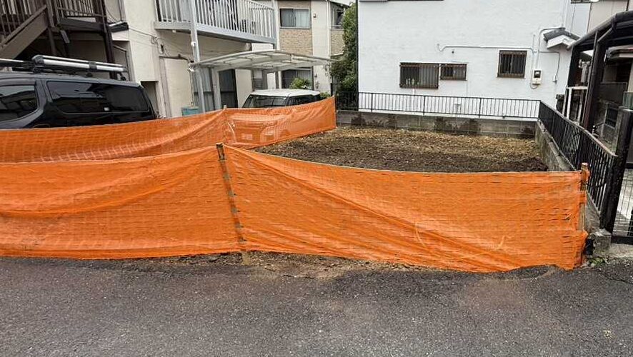八王子市並木町の解体工事の画像
