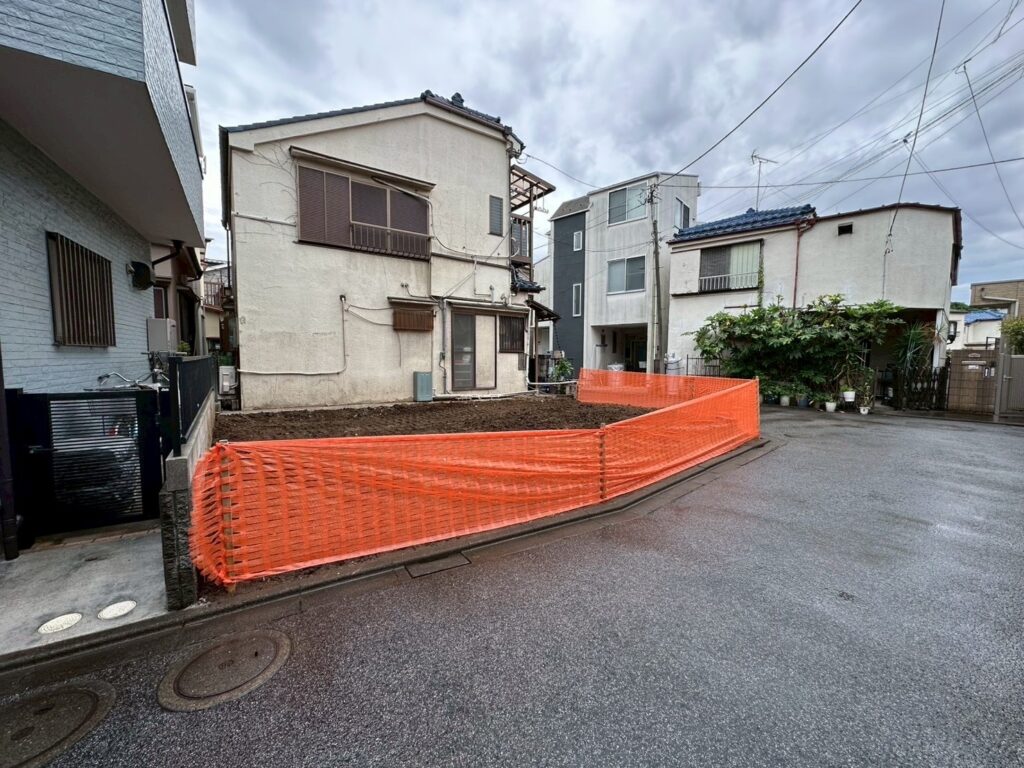 足立区舎人の解体工事