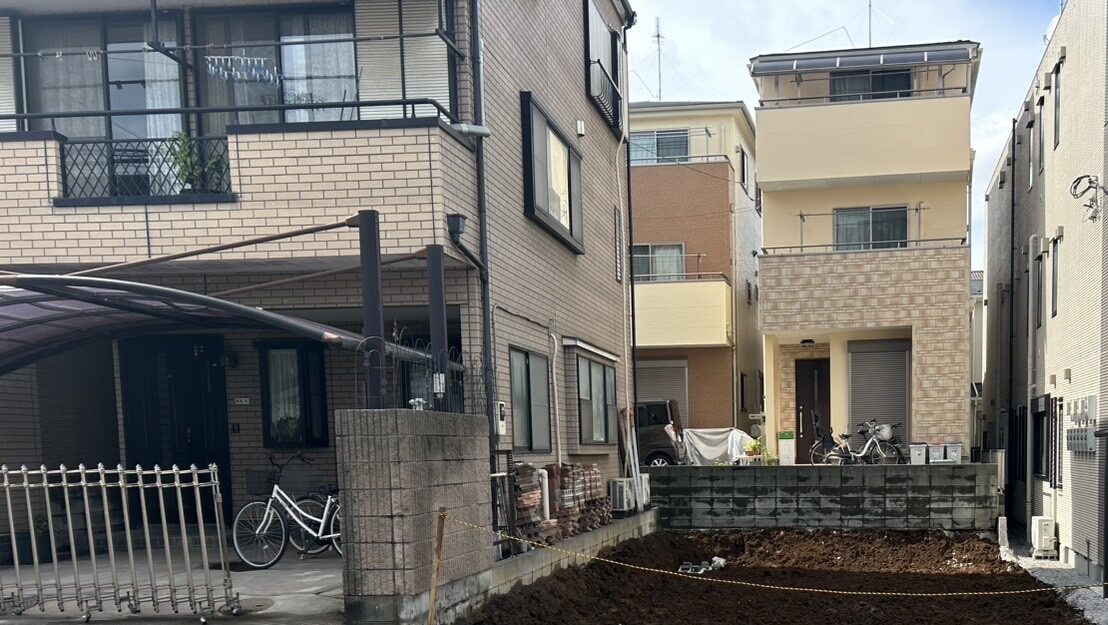 さいたま市中央区鈴谷の解体工事の画像
