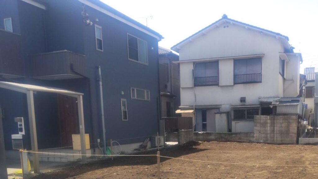 三鷹市深大寺の解体工事