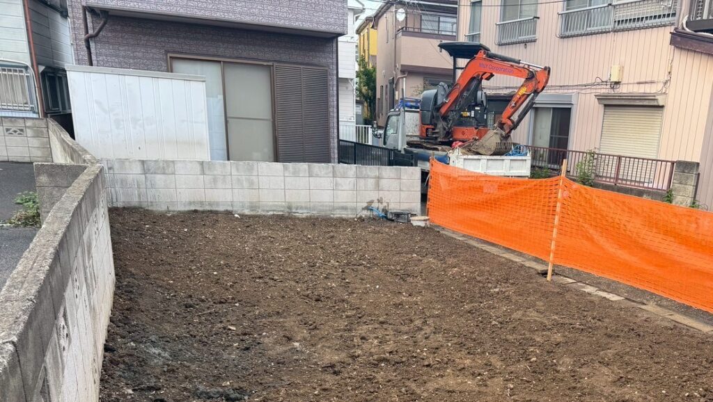 川口市南鳩ヶ谷の解体工事