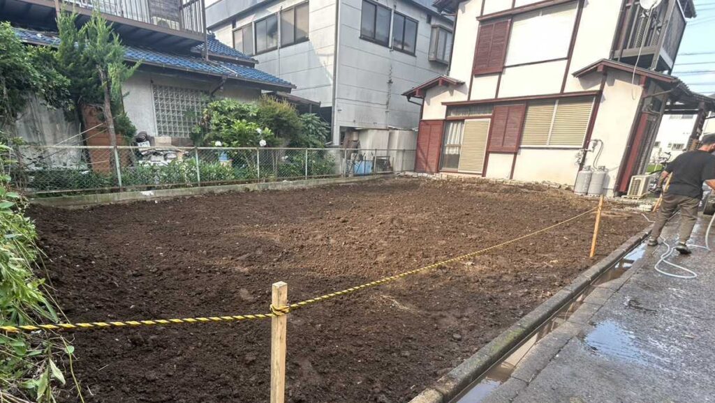 志木市中宗岡の解体工事
