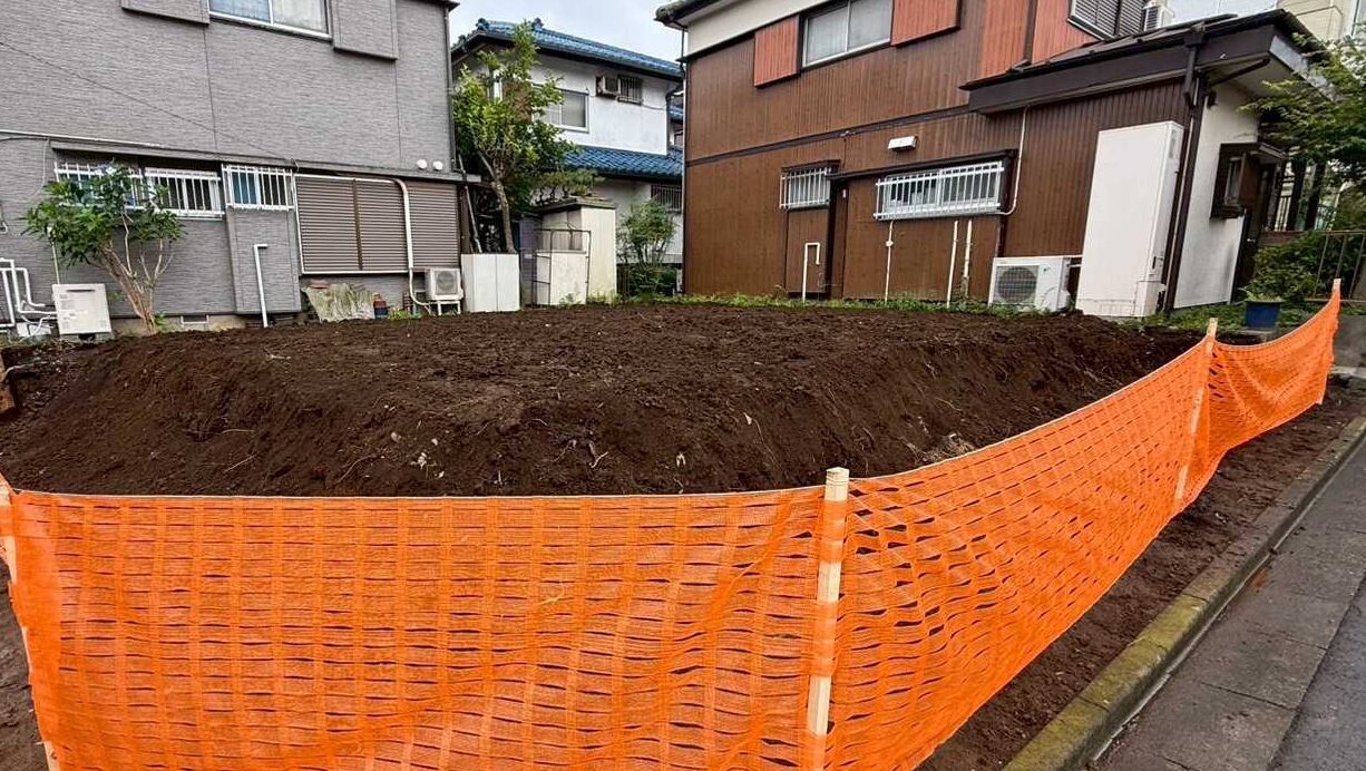 綾瀬市寺尾釜田の解体工事の画像