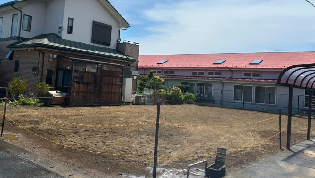 平塚市黒部丘の解体工事