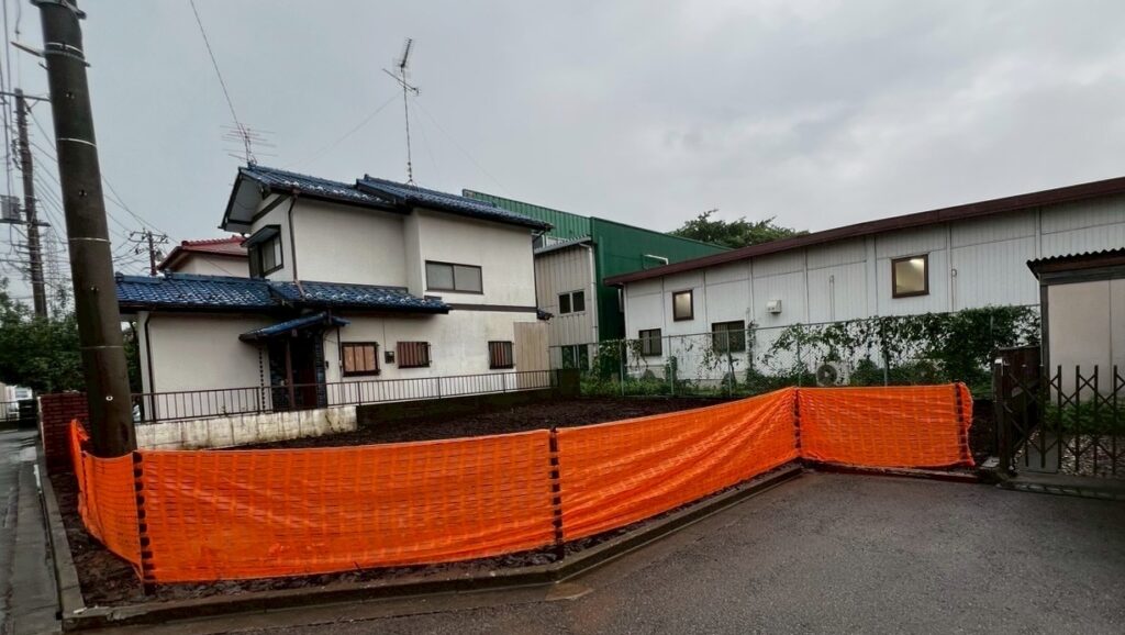 相模原市中央区田名の解体工事