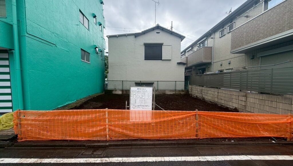 中野区松が丘の解体工事