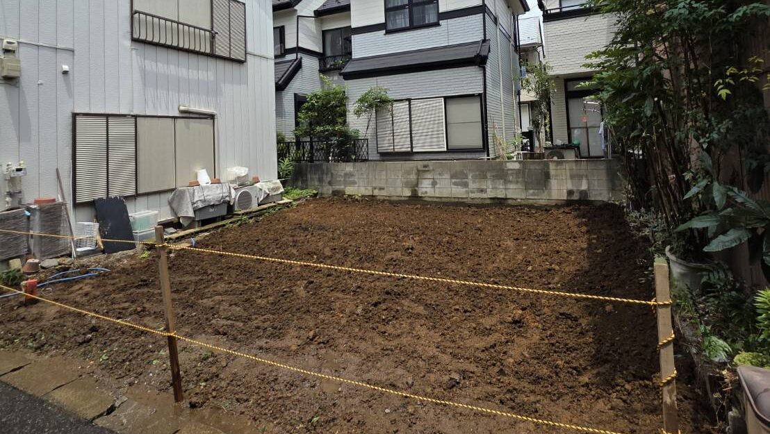 川口市芝富士の解体工事の画像