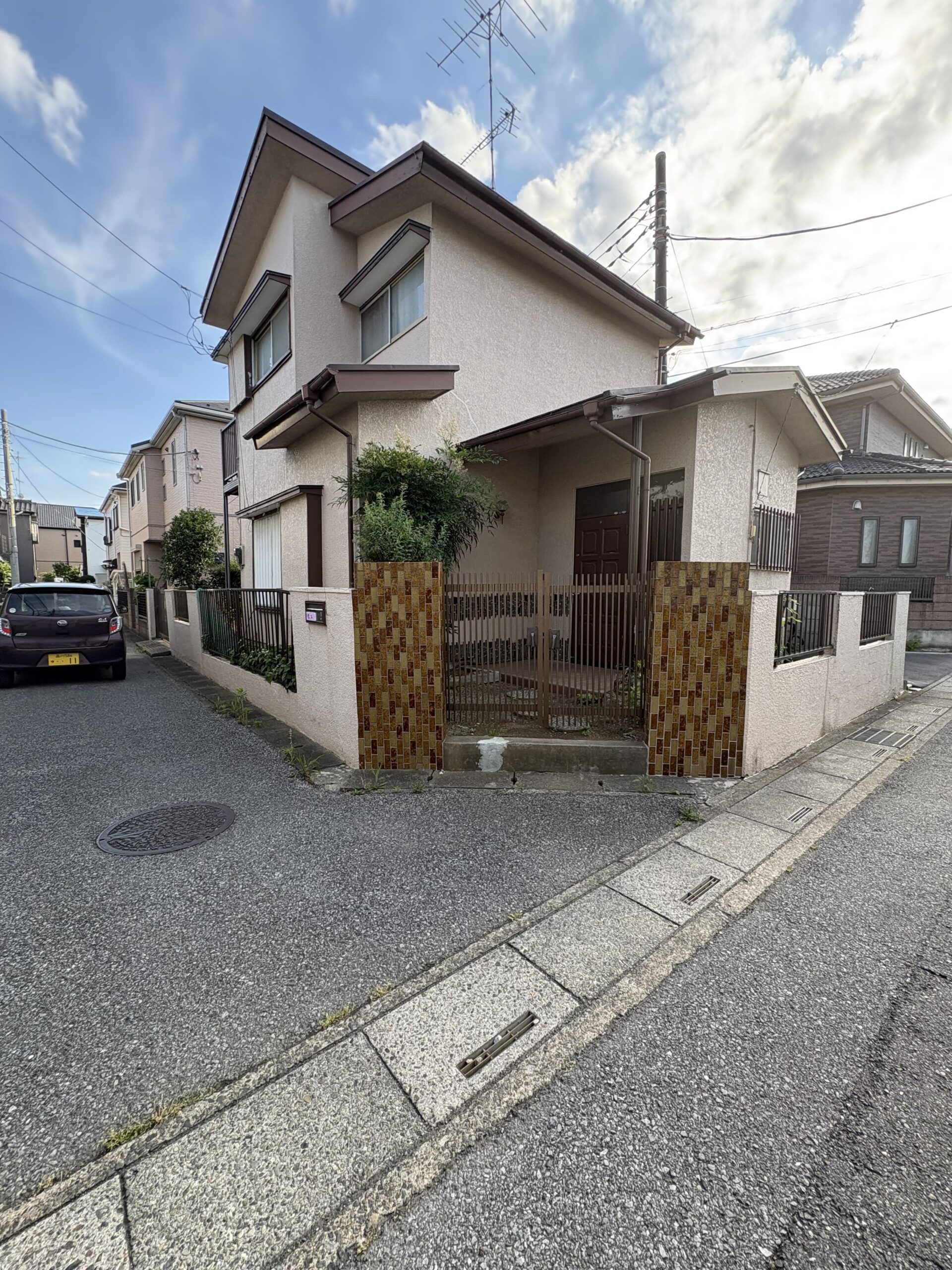 春日部市小渕の解体工事の画像