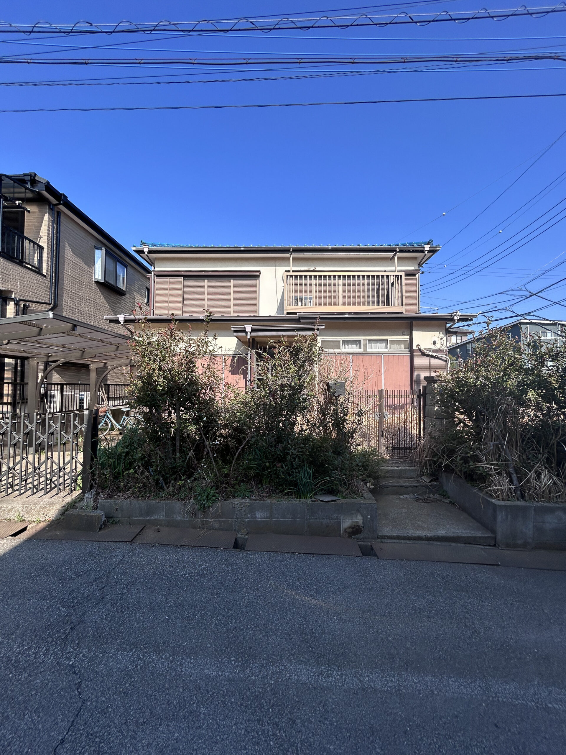 柏市戸張の解体工事の画像