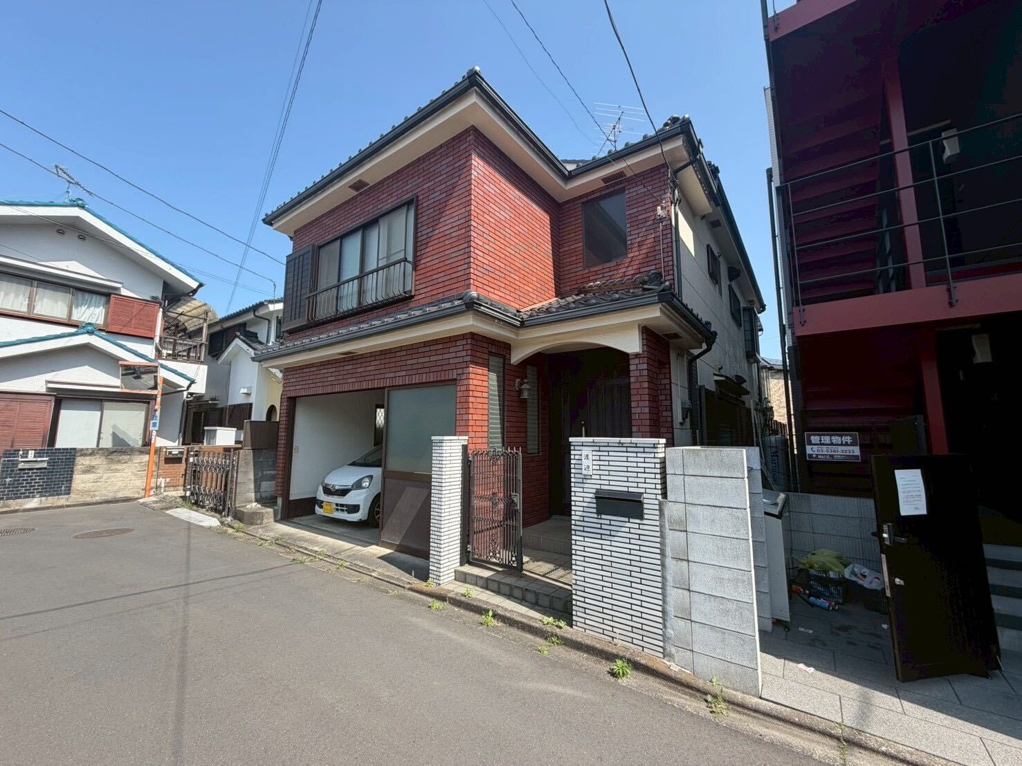 福生市熊川の解体工事の画像