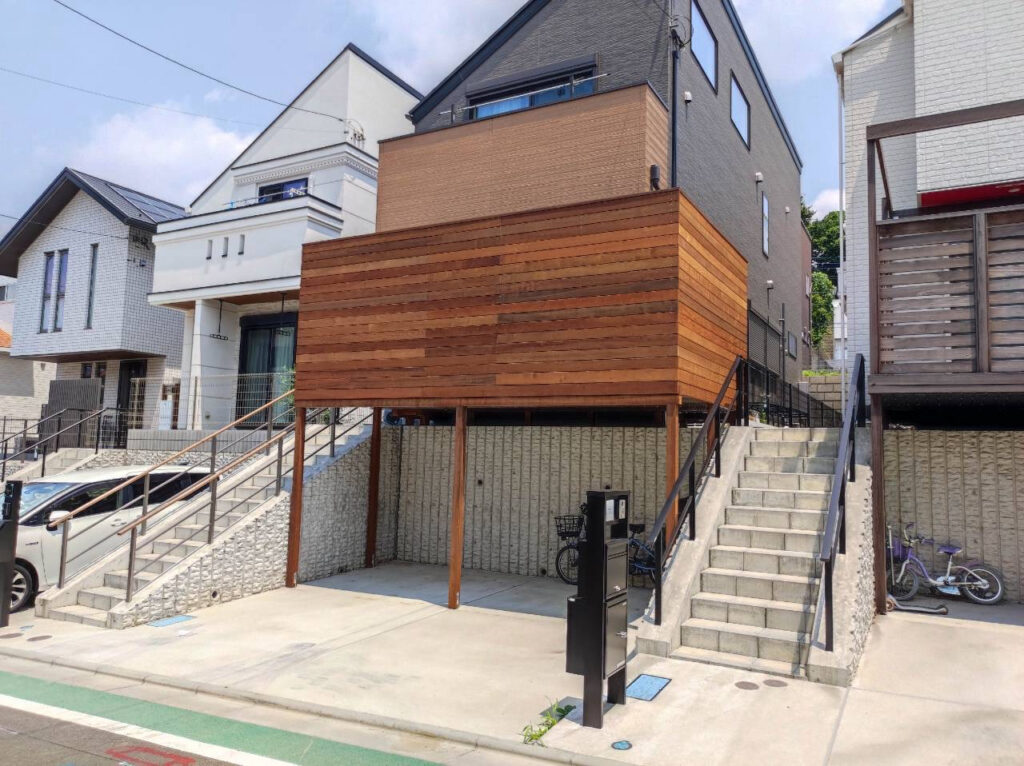 川崎市多摩区栗谷のエクステリア工事