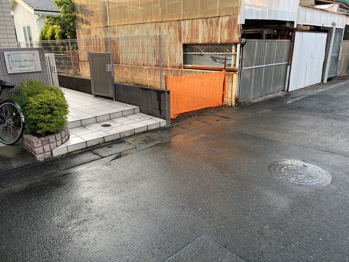川崎市多摩区中野島の解体工事の画像