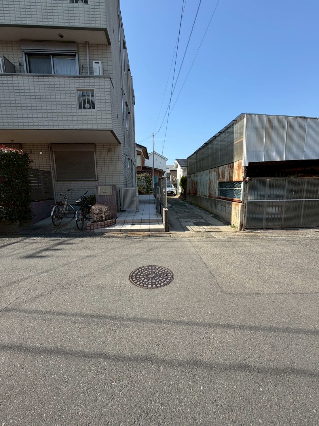 川崎市多摩区中野島の解体工事の画像