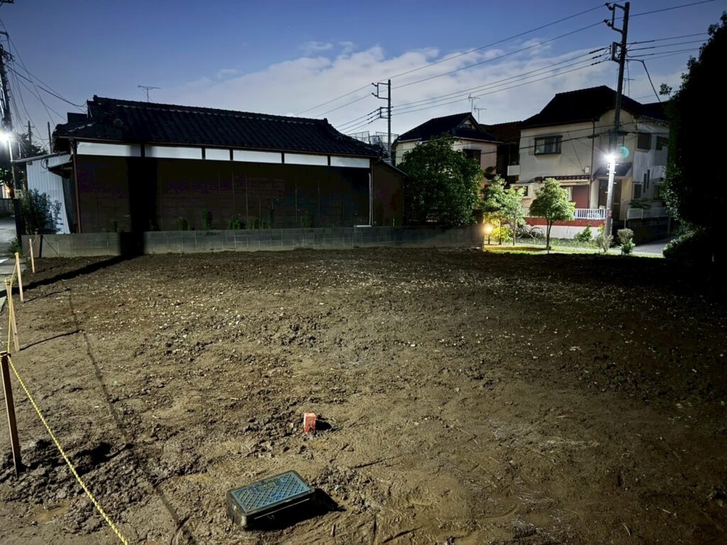 市川市稲荷木の解体工事
