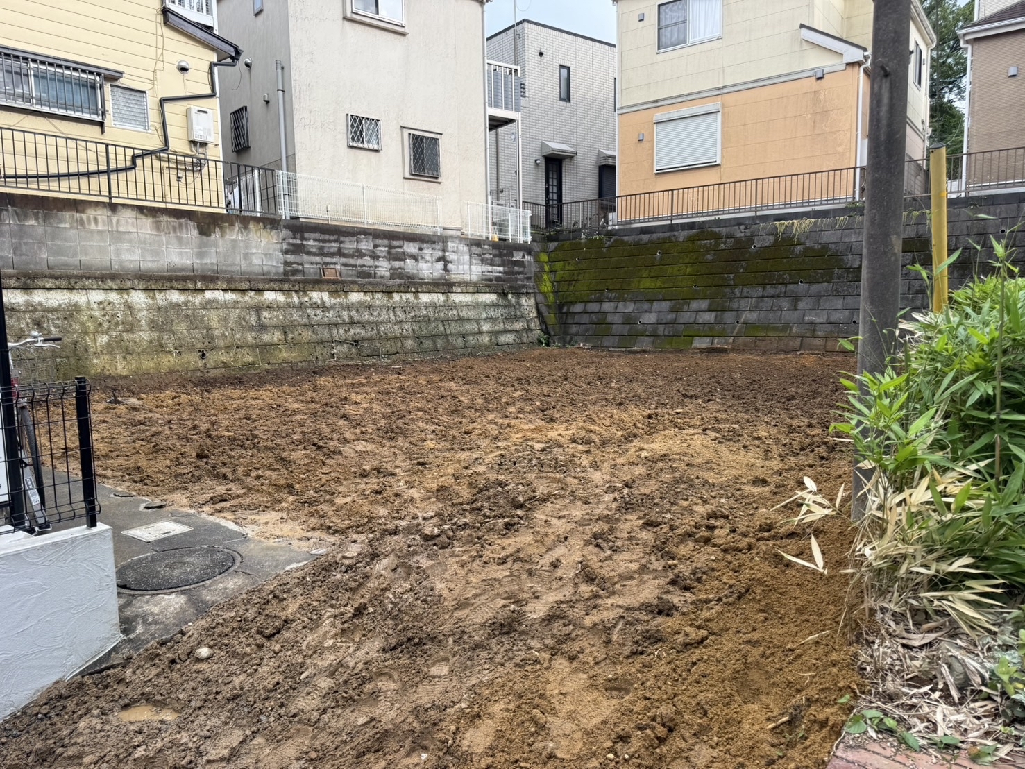 川崎市麻生区千代ヶ丘の解体工事の画像