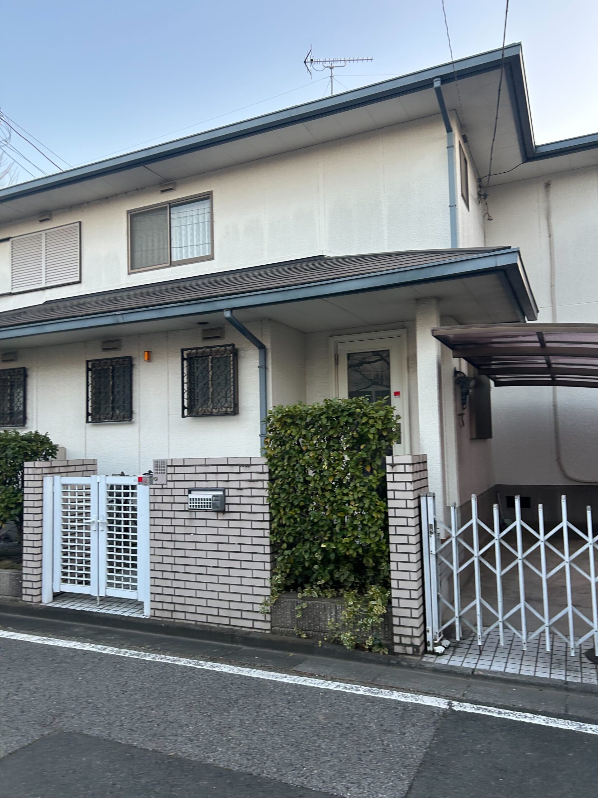 三郷市早稲田の解体工事の画像