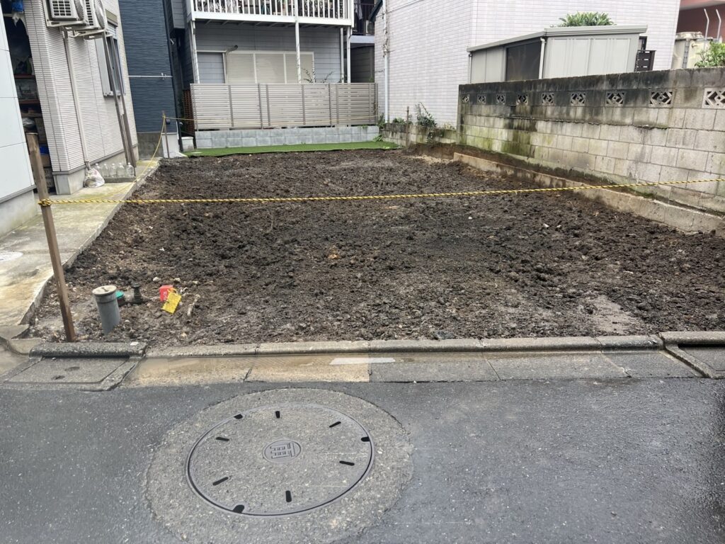 足立区栗原の解体工事