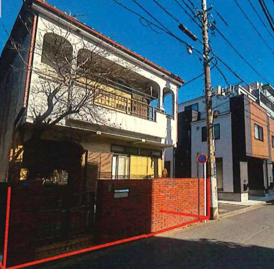 朝霞市本町の解体工事の画像