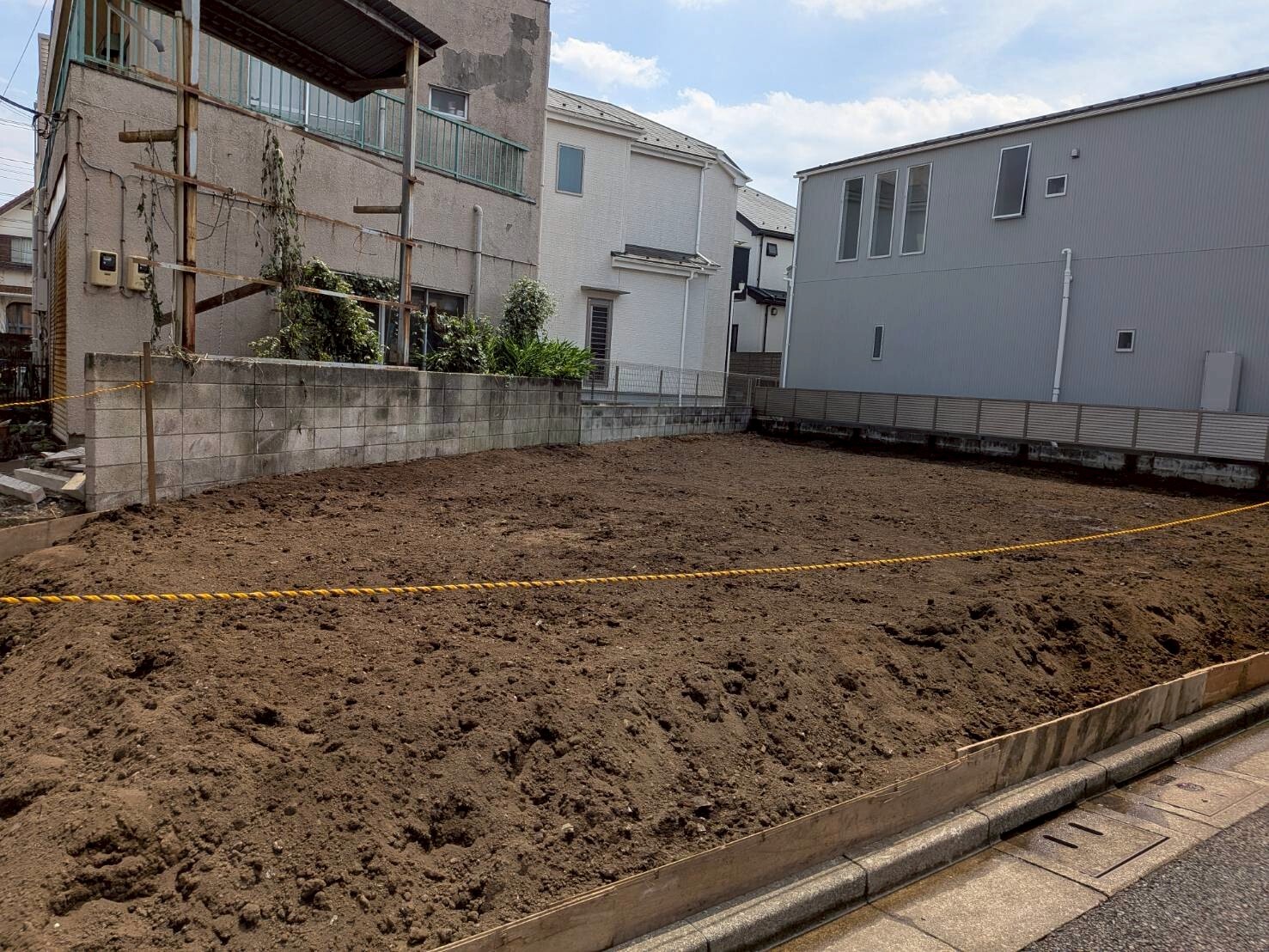 練馬区中村の解体工事の画像