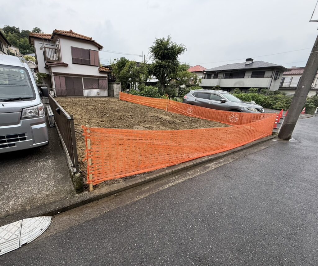 横浜市南区永田東の解体工事