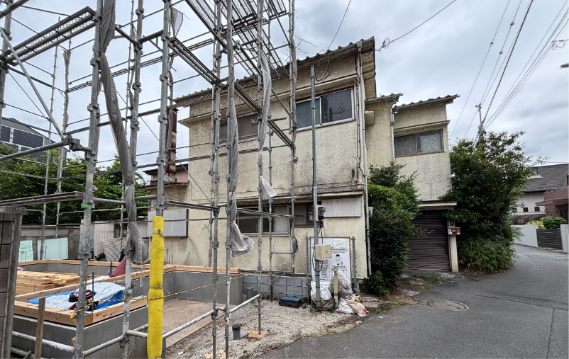 練馬区石神井町の解体工事の画像
