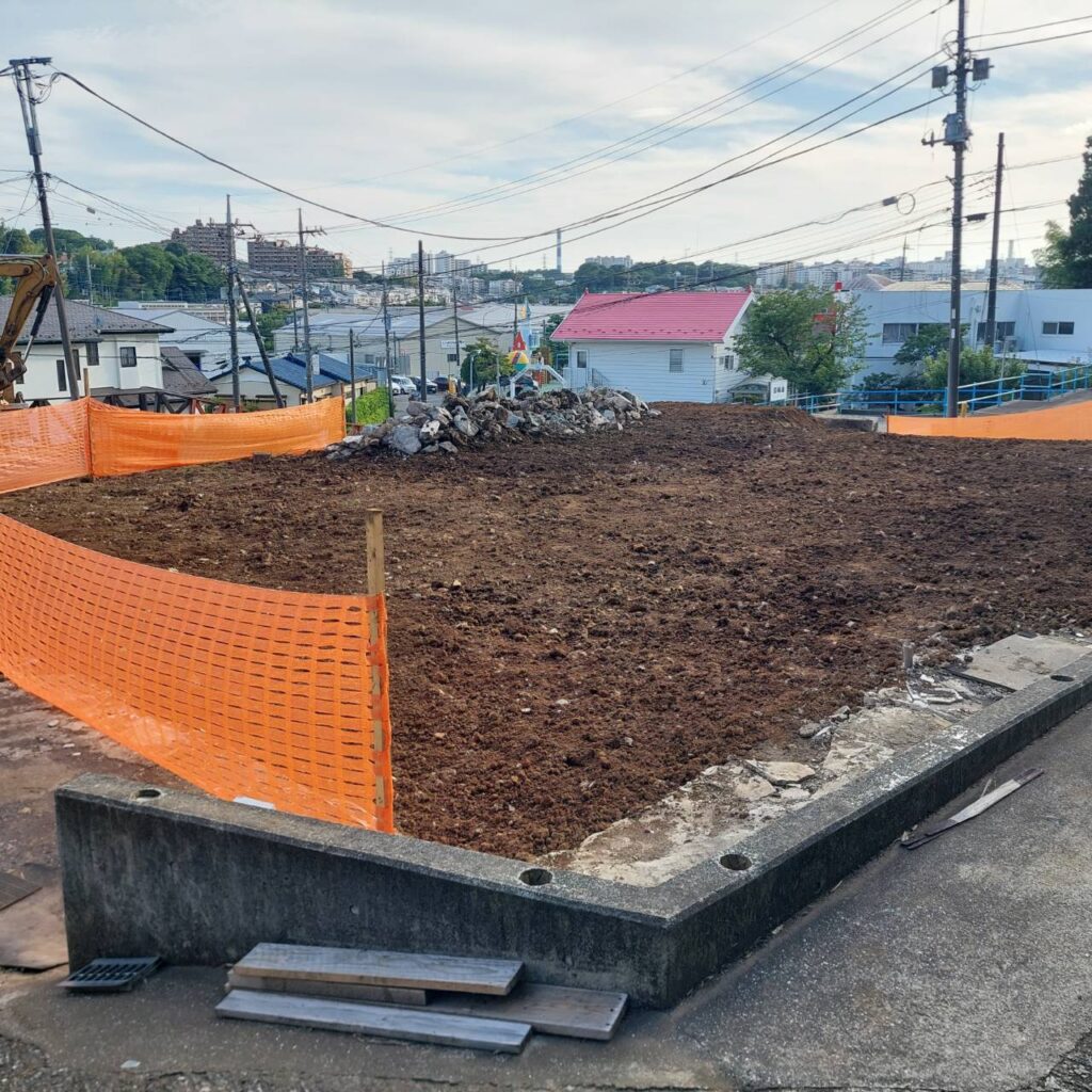 横浜市都筑区大棚町の解体工事