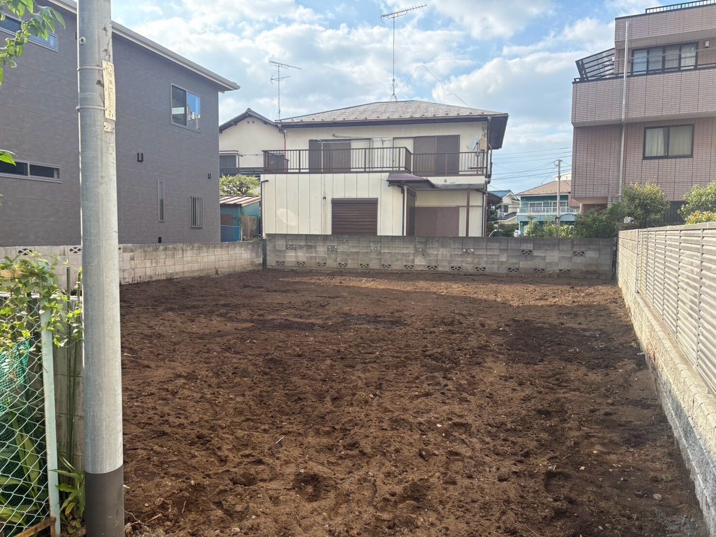 所沢市北有楽町の解体工事の画像