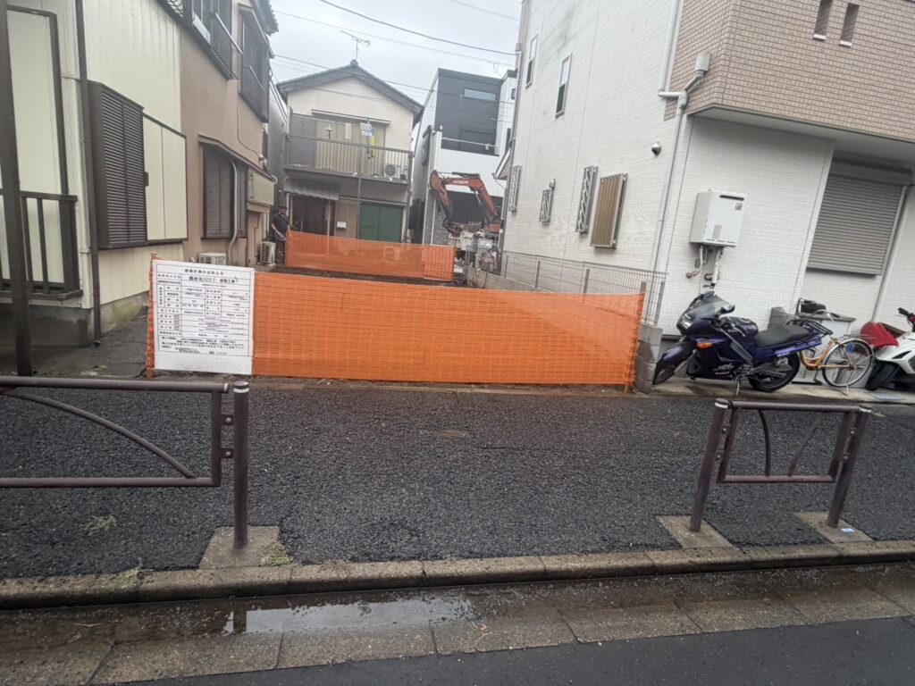 葛飾区西水元の解体工事