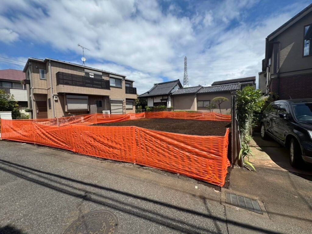 練馬区石神井台の解体工事