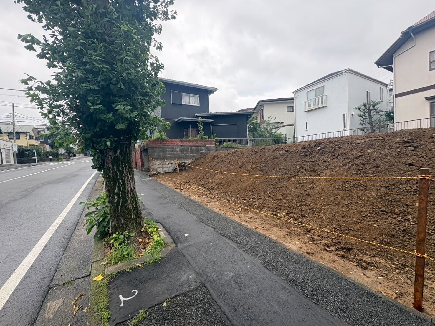 横浜市青葉区つつじが丘の解体工事の画像