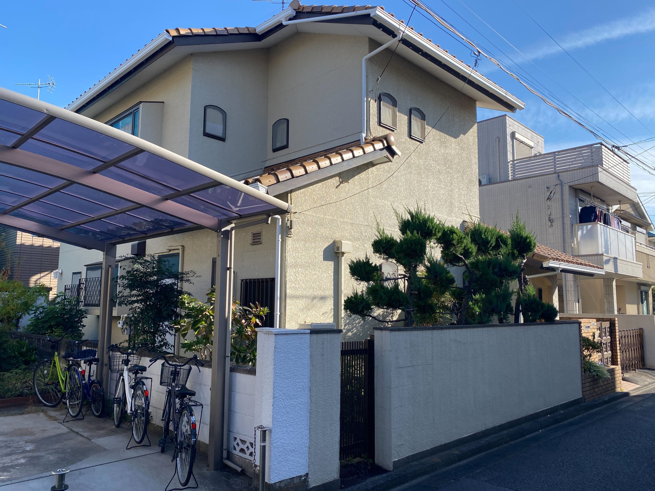 川崎市中原区今井西町の解体工事の画像