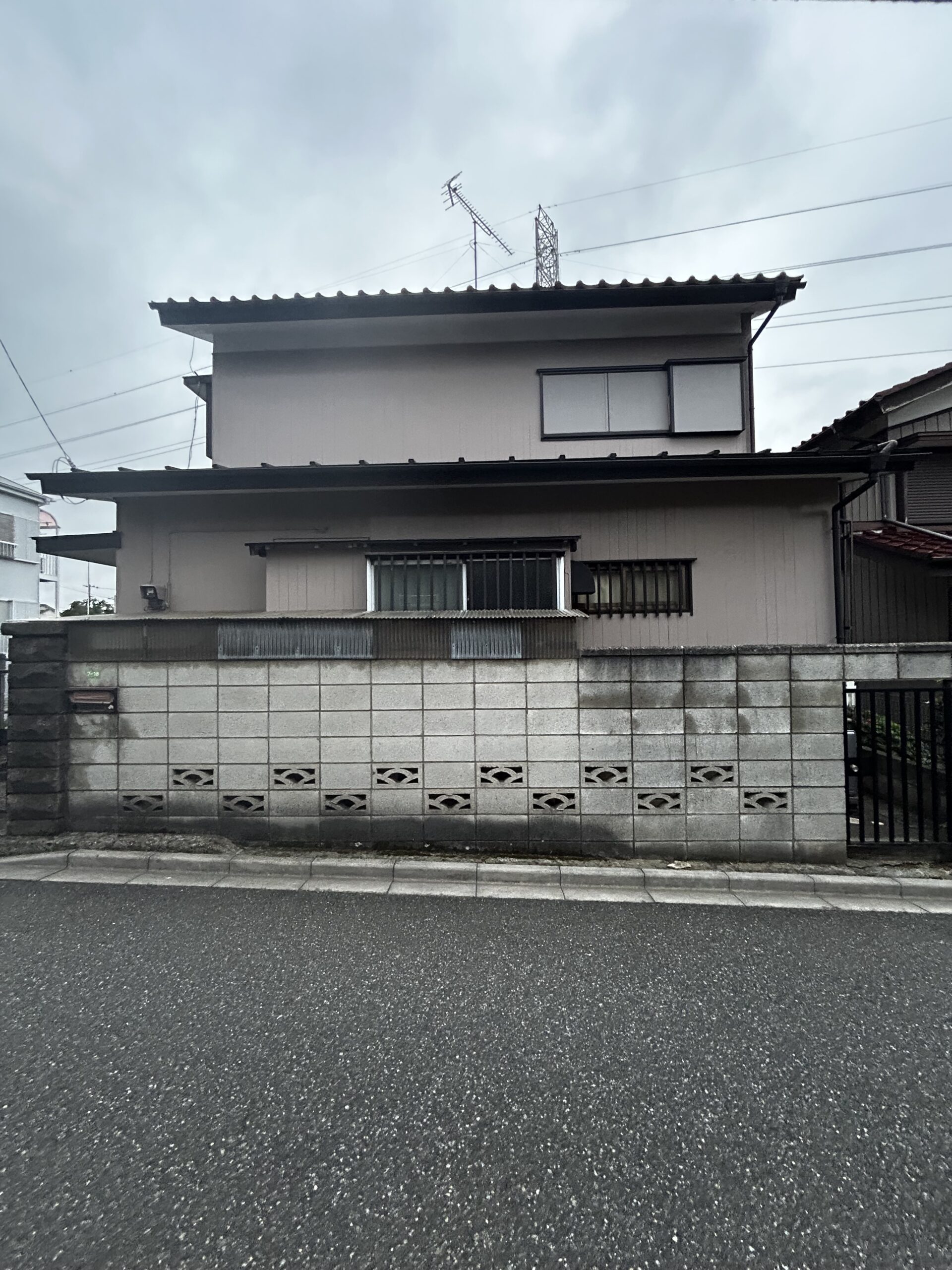 船橋市坪井東の解体工事の画像